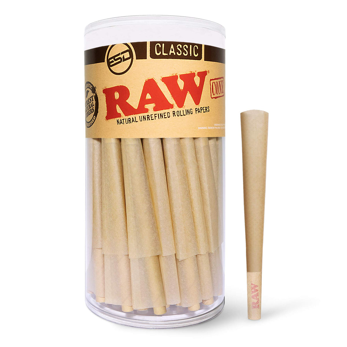 Raw Pre-rolled Cones