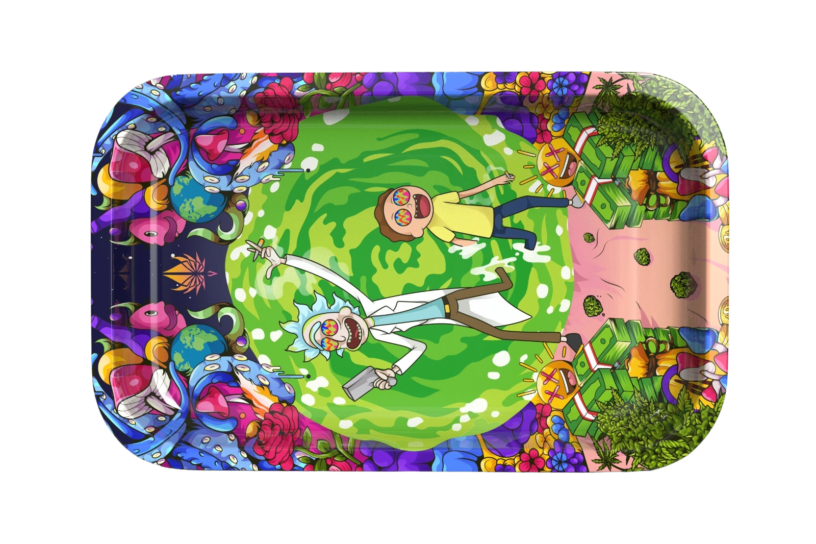 Rick & Morty Rolling Trays