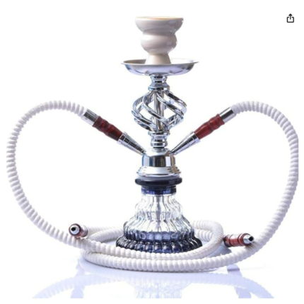 shisha pot glass base Small double Hose