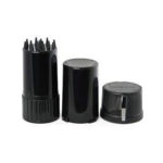 Saw Teeth Plastic Grinder + Storage Container